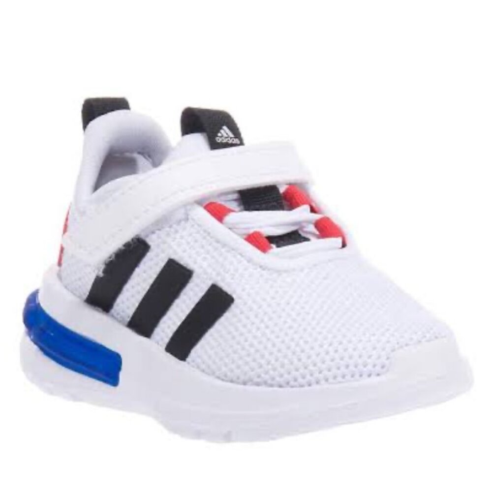 Adidas Racer Kids TR23 EL I White Running Sneaker Shoe Size 3K NEW WITH TAG